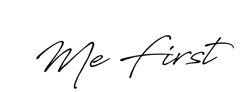 Also we have Me First name is the best signature style. Create professional handwritten signature collection using Antro_Vectra_Bolder autograph style. Me First signature style 7 images and pictures png