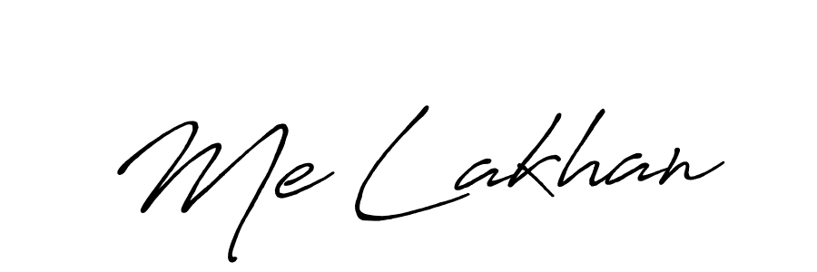 if you are searching for the best signature style for your name Me Lakhan. so please give up your signature search. here we have designed multiple signature styles  using Antro_Vectra_Bolder. Me Lakhan signature style 7 images and pictures png