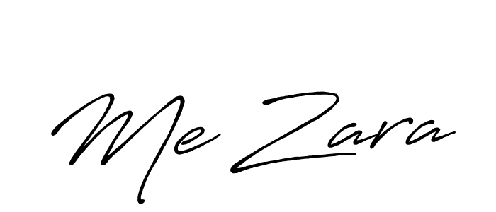 Design your own signature with our free online signature maker. With this signature software, you can create a handwritten (Antro_Vectra_Bolder) signature for name Me Zara. Me Zara signature style 7 images and pictures png