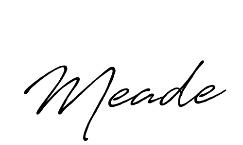 Make a beautiful signature design for name Meade. Use this online signature maker to create a handwritten signature for free. Meade signature style 7 images and pictures png