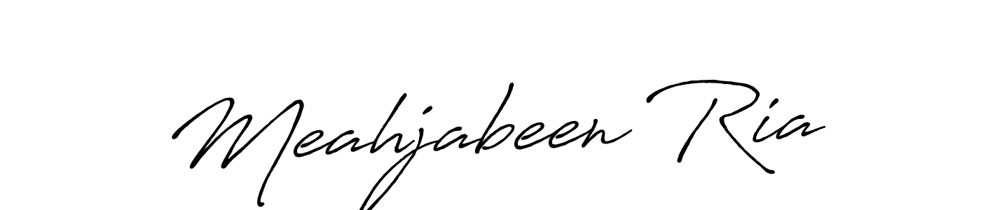 Similarly Antro_Vectra_Bolder is the best handwritten signature design. Signature creator online .You can use it as an online autograph creator for name Meahjabeen Ria. Meahjabeen Ria signature style 7 images and pictures png
