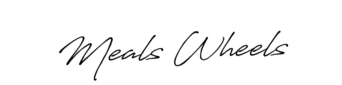 Make a beautiful signature design for name Meals Wheels. Use this online signature maker to create a handwritten signature for free. Meals Wheels signature style 7 images and pictures png