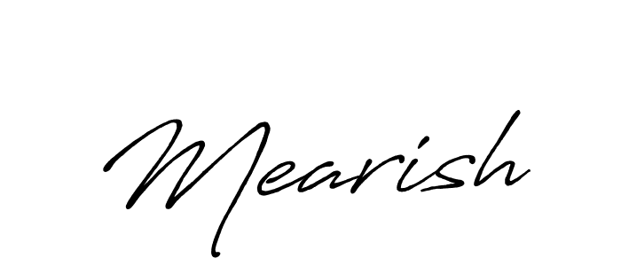 You can use this online signature creator to create a handwritten signature for the name Mearish. This is the best online autograph maker. Mearish signature style 7 images and pictures png