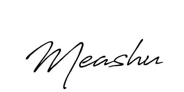 How to make Meashu signature? Antro_Vectra_Bolder is a professional autograph style. Create handwritten signature for Meashu name. Meashu signature style 7 images and pictures png