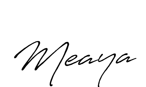 Also You can easily find your signature by using the search form. We will create Meaya name handwritten signature images for you free of cost using Antro_Vectra_Bolder sign style. Meaya signature style 7 images and pictures png