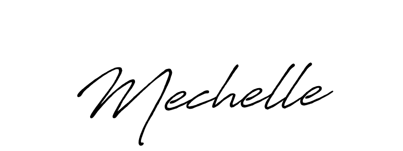Use a signature maker to create a handwritten signature online. With this signature software, you can design (Antro_Vectra_Bolder) your own signature for name Mechelle. Mechelle signature style 7 images and pictures png