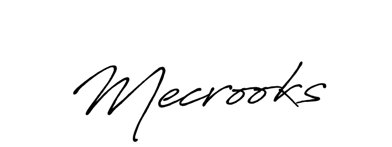 The best way (Antro_Vectra_Bolder) to make a short signature is to pick only two or three words in your name. The name Mecrooks include a total of six letters. For converting this name. Mecrooks signature style 7 images and pictures png