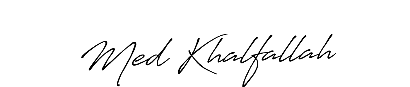 Once you've used our free online signature maker to create your best signature Antro_Vectra_Bolder style, it's time to enjoy all of the benefits that Med Khalfallah name signing documents. Med Khalfallah signature style 7 images and pictures png