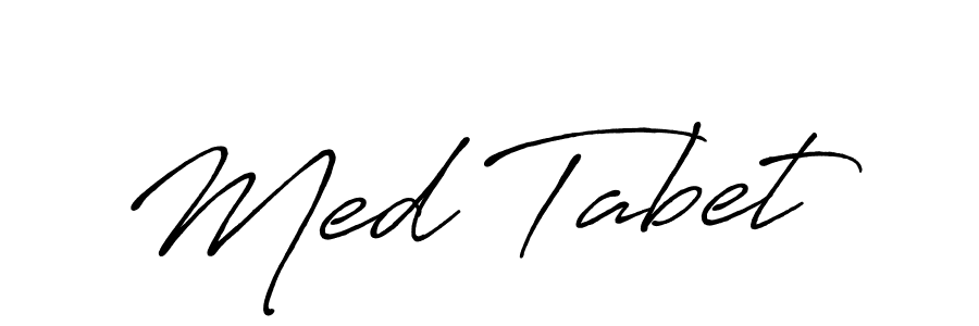 if you are searching for the best signature style for your name Med Tabet. so please give up your signature search. here we have designed multiple signature styles  using Antro_Vectra_Bolder. Med Tabet signature style 7 images and pictures png