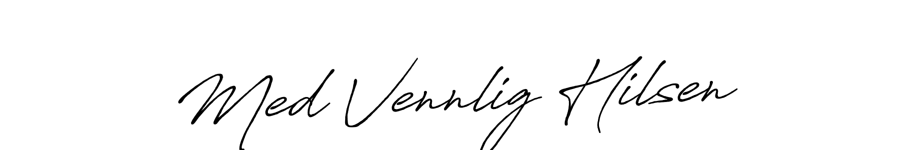 Also we have Med Vennlig Hilsen name is the best signature style. Create professional handwritten signature collection using Antro_Vectra_Bolder autograph style. Med Vennlig Hilsen signature style 7 images and pictures png