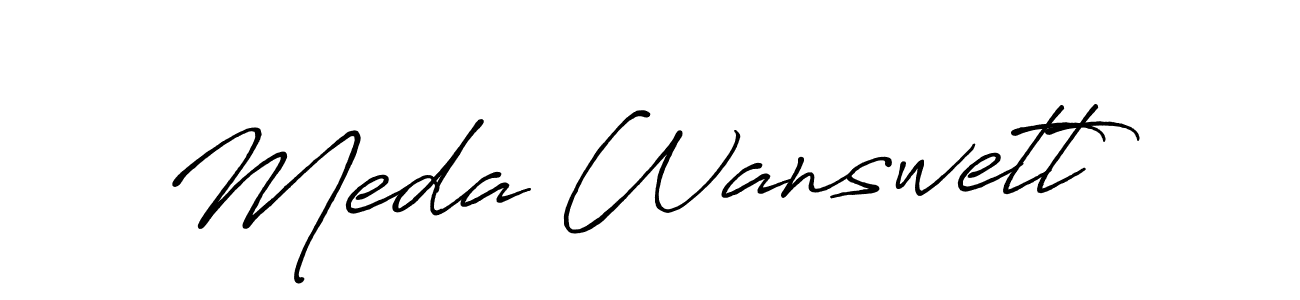 Best and Professional Signature Style for Meda Wanswett. Antro_Vectra_Bolder Best Signature Style Collection. Meda Wanswett signature style 7 images and pictures png