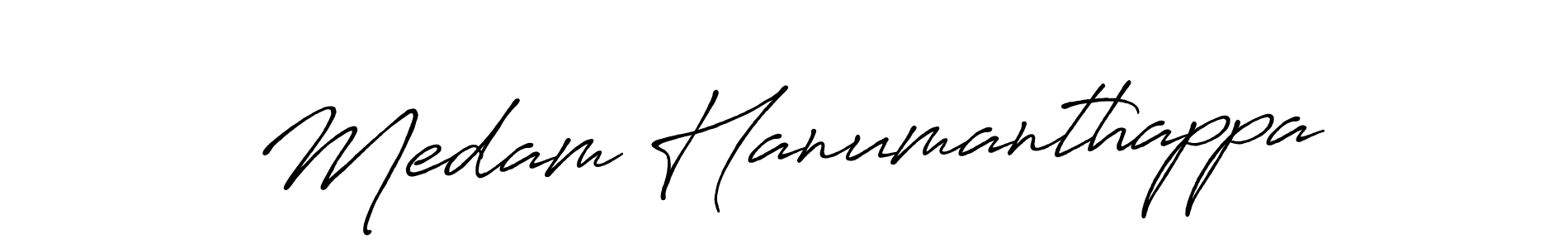 You can use this online signature creator to create a handwritten signature for the name Medam Hanumanthappa. This is the best online autograph maker. Medam Hanumanthappa signature style 7 images and pictures png