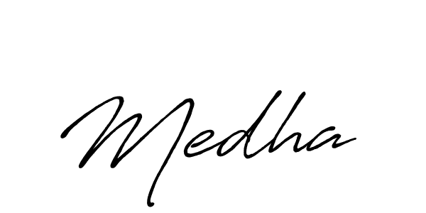 Make a short Medha  signature style. Manage your documents anywhere anytime using Antro_Vectra_Bolder. Create and add eSignatures, submit forms, share and send files easily. Medha  signature style 7 images and pictures png