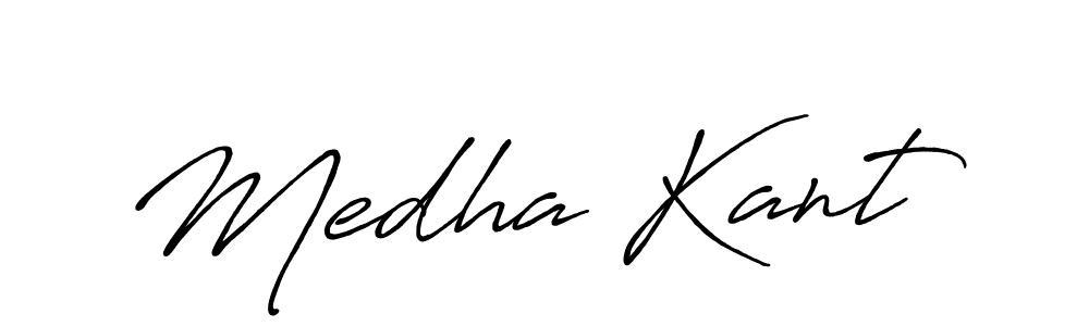 Use a signature maker to create a handwritten signature online. With this signature software, you can design (Antro_Vectra_Bolder) your own signature for name Medha Kant. Medha Kant signature style 7 images and pictures png