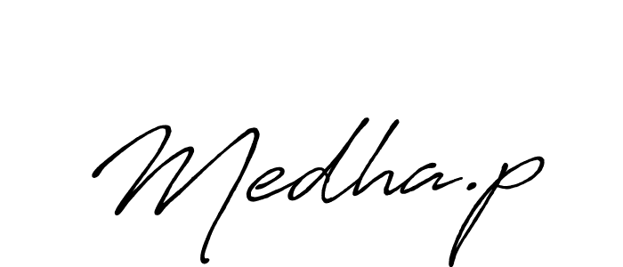 Similarly Antro_Vectra_Bolder is the best handwritten signature design. Signature creator online .You can use it as an online autograph creator for name Medha.p. Medha.p signature style 7 images and pictures png