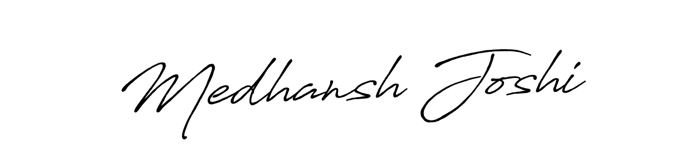 Once you've used our free online signature maker to create your best signature Antro_Vectra_Bolder style, it's time to enjoy all of the benefits that Medhansh Joshi name signing documents. Medhansh Joshi signature style 7 images and pictures png