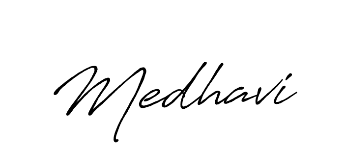 Similarly Antro_Vectra_Bolder is the best handwritten signature design. Signature creator online .You can use it as an online autograph creator for name Medhavi. Medhavi signature style 7 images and pictures png