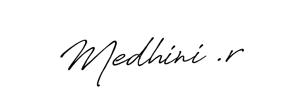 How to Draw Medhini .r signature style? Antro_Vectra_Bolder is a latest design signature styles for name Medhini .r. Medhini .r signature style 7 images and pictures png