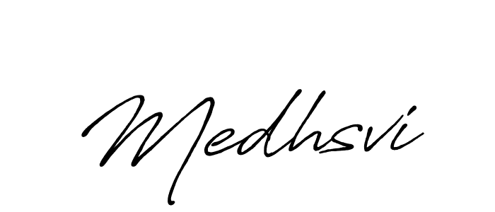 Also we have Medhsvi name is the best signature style. Create professional handwritten signature collection using Antro_Vectra_Bolder autograph style. Medhsvi signature style 7 images and pictures png