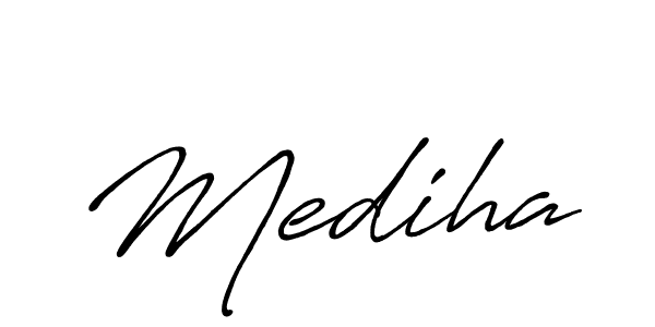 You should practise on your own different ways (Antro_Vectra_Bolder) to write your name (Mediha) in signature. don't let someone else do it for you. Mediha signature style 7 images and pictures png