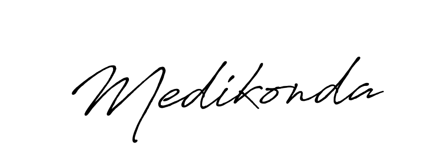 Antro_Vectra_Bolder is a professional signature style that is perfect for those who want to add a touch of class to their signature. It is also a great choice for those who want to make their signature more unique. Get Medikonda name to fancy signature for free. Medikonda signature style 7 images and pictures png