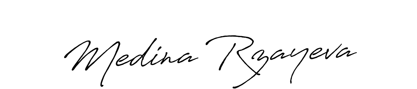 The best way (Antro_Vectra_Bolder) to make a short signature is to pick only two or three words in your name. The name Medina Rzayeva include a total of six letters. For converting this name. Medina Rzayeva signature style 7 images and pictures png