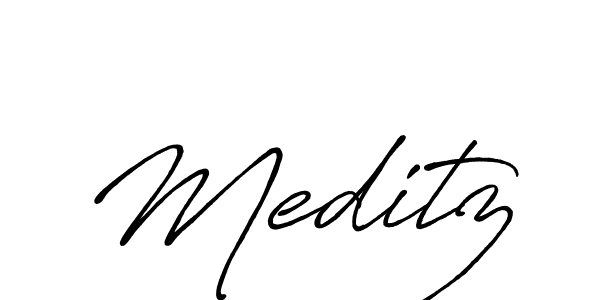 Antro_Vectra_Bolder is a professional signature style that is perfect for those who want to add a touch of class to their signature. It is also a great choice for those who want to make their signature more unique. Get Meditz name to fancy signature for free. Meditz signature style 7 images and pictures png