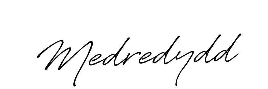 Make a beautiful signature design for name Medredydd. With this signature (Antro_Vectra_Bolder) style, you can create a handwritten signature for free. Medredydd signature style 7 images and pictures png