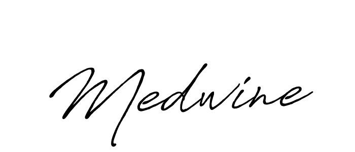 Create a beautiful signature design for name Medwine. With this signature (Antro_Vectra_Bolder) fonts, you can make a handwritten signature for free. Medwine signature style 7 images and pictures png