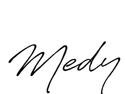 Make a short Medy signature style. Manage your documents anywhere anytime using Antro_Vectra_Bolder. Create and add eSignatures, submit forms, share and send files easily. Medy signature style 7 images and pictures png