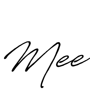 Make a beautiful signature design for name Mee. With this signature (Antro_Vectra_Bolder) style, you can create a handwritten signature for free. Mee signature style 7 images and pictures png