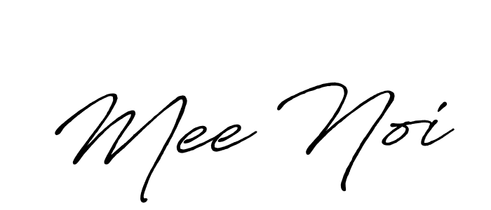 Use a signature maker to create a handwritten signature online. With this signature software, you can design (Antro_Vectra_Bolder) your own signature for name Mee Noi. Mee Noi signature style 7 images and pictures png