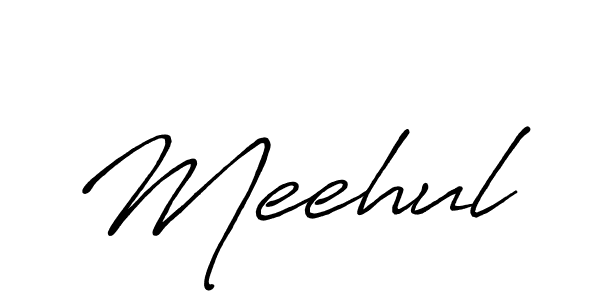 Also we have Meehul name is the best signature style. Create professional handwritten signature collection using Antro_Vectra_Bolder autograph style. Meehul signature style 7 images and pictures png