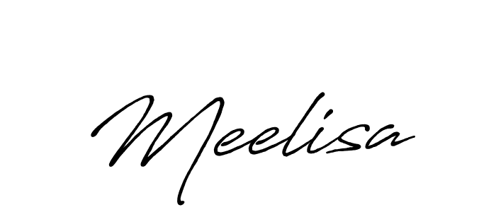 Similarly Antro_Vectra_Bolder is the best handwritten signature design. Signature creator online .You can use it as an online autograph creator for name Meelisa. Meelisa signature style 7 images and pictures png