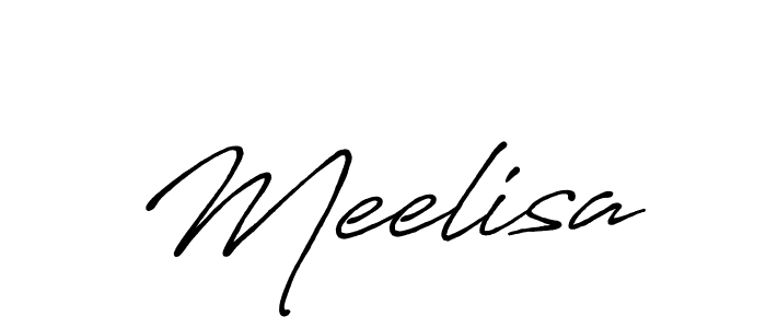 Similarly Antro_Vectra_Bolder is the best handwritten signature design. Signature creator online .You can use it as an online autograph creator for name Meelisa. Meelisa signature style 7 images and pictures png