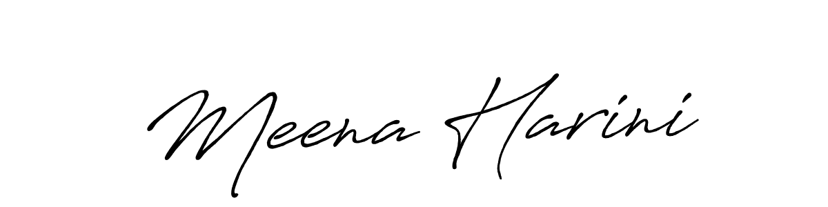 Make a short Meena Harini signature style. Manage your documents anywhere anytime using Antro_Vectra_Bolder. Create and add eSignatures, submit forms, share and send files easily. Meena Harini signature style 7 images and pictures png