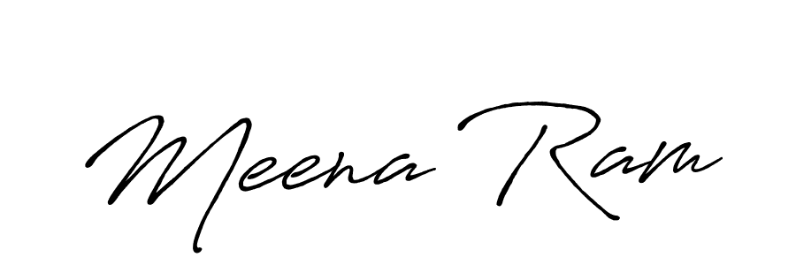 You should practise on your own different ways (Antro_Vectra_Bolder) to write your name (Meena Ram) in signature. don't let someone else do it for you. Meena Ram signature style 7 images and pictures png