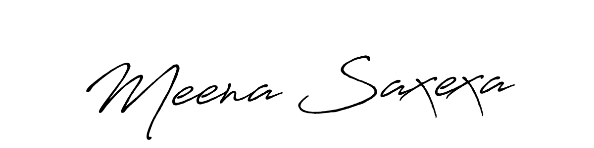 It looks lik you need a new signature style for name Meena Saxexa. Design unique handwritten (Antro_Vectra_Bolder) signature with our free signature maker in just a few clicks. Meena Saxexa signature style 7 images and pictures png
