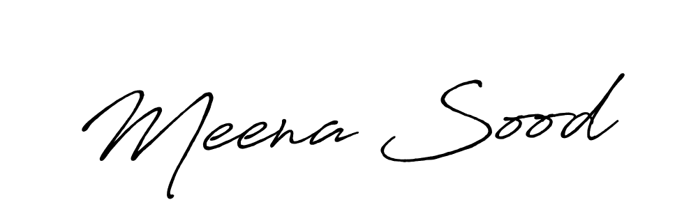 You can use this online signature creator to create a handwritten signature for the name Meena Sood. This is the best online autograph maker. Meena Sood signature style 7 images and pictures png