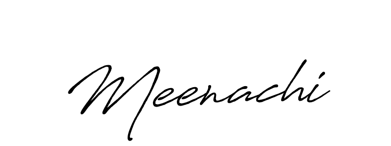 Design your own signature with our free online signature maker. With this signature software, you can create a handwritten (Antro_Vectra_Bolder) signature for name Meenachi. Meenachi signature style 7 images and pictures png