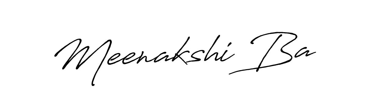 You can use this online signature creator to create a handwritten signature for the name Meenakshi Ba. This is the best online autograph maker. Meenakshi Ba signature style 7 images and pictures png