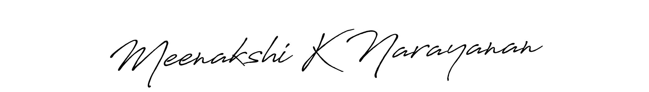 See photos of Meenakshi K Narayanan official signature by Spectra . Check more albums & portfolios. Read reviews & check more about Antro_Vectra_Bolder font. Meenakshi K Narayanan signature style 7 images and pictures png