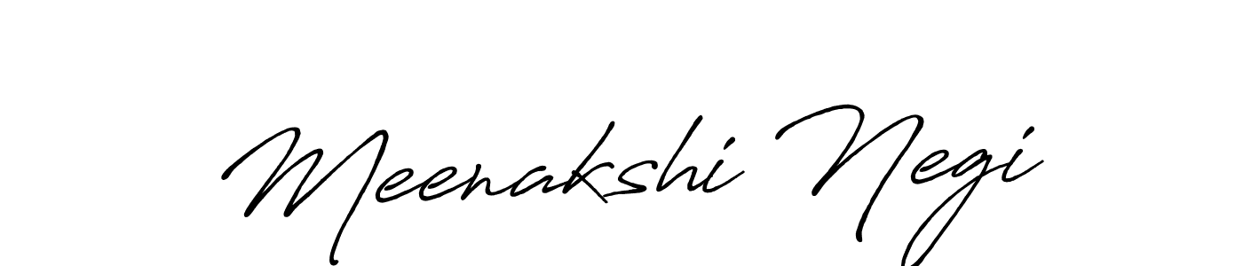 It looks lik you need a new signature style for name Meenakshi Negi. Design unique handwritten (Antro_Vectra_Bolder) signature with our free signature maker in just a few clicks. Meenakshi Negi signature style 7 images and pictures png