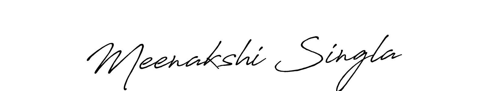 It looks lik you need a new signature style for name Meenakshi Singla. Design unique handwritten (Antro_Vectra_Bolder) signature with our free signature maker in just a few clicks. Meenakshi Singla signature style 7 images and pictures png