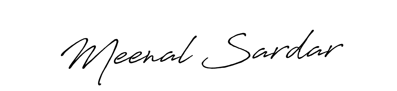 Also we have Meenal Sardar name is the best signature style. Create professional handwritten signature collection using Antro_Vectra_Bolder autograph style. Meenal Sardar signature style 7 images and pictures png