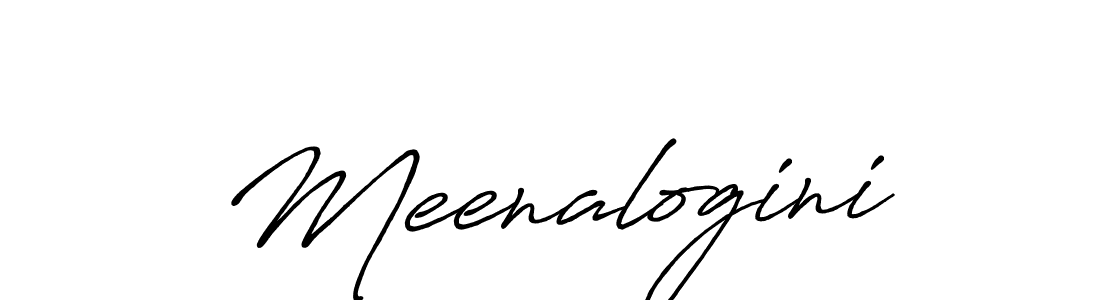 Also we have Meenalogini name is the best signature style. Create professional handwritten signature collection using Antro_Vectra_Bolder autograph style. Meenalogini signature style 7 images and pictures png