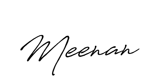Similarly Antro_Vectra_Bolder is the best handwritten signature design. Signature creator online .You can use it as an online autograph creator for name Meenan. Meenan signature style 7 images and pictures png