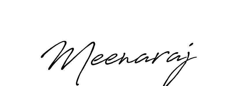 Design your own signature with our free online signature maker. With this signature software, you can create a handwritten (Antro_Vectra_Bolder) signature for name Meenaraj. Meenaraj signature style 7 images and pictures png