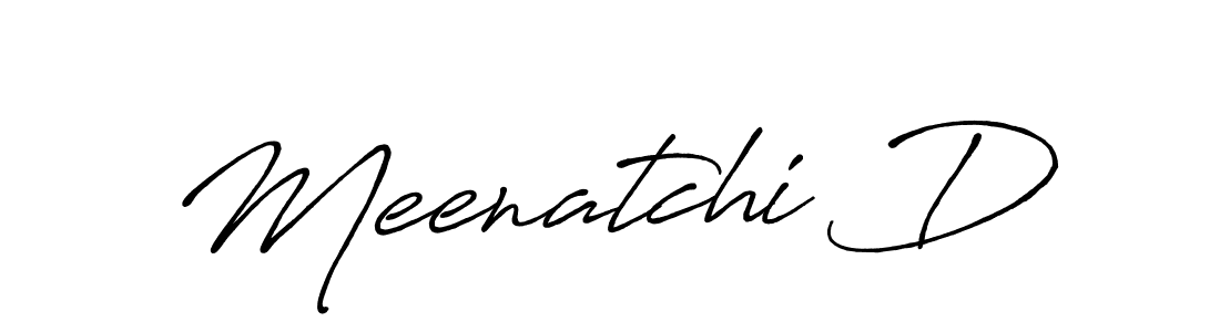 if you are searching for the best signature style for your name Meenatchi D. so please give up your signature search. here we have designed multiple signature styles  using Antro_Vectra_Bolder. Meenatchi D signature style 7 images and pictures png