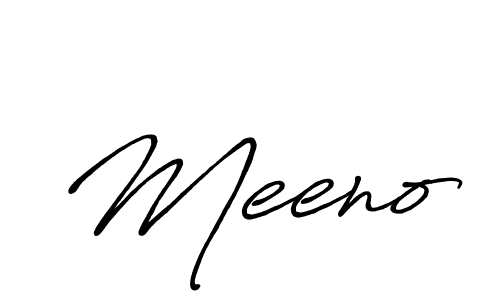 Once you've used our free online signature maker to create your best signature Antro_Vectra_Bolder style, it's time to enjoy all of the benefits that Meeno name signing documents. Meeno signature style 7 images and pictures png
